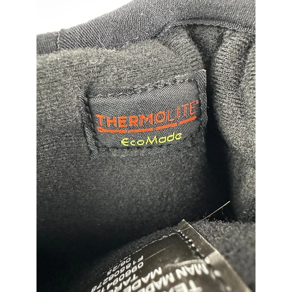 Target Black Puffer Snow Boots Thermolite EcoMade‎ Lace Up Gum Sole 096094120 7